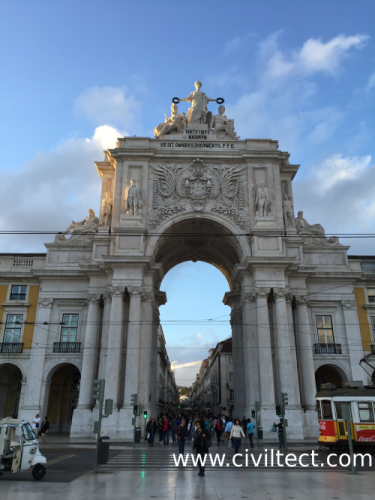 طاق Arco da Rua Augusta (طاق خیابان آگوستا)